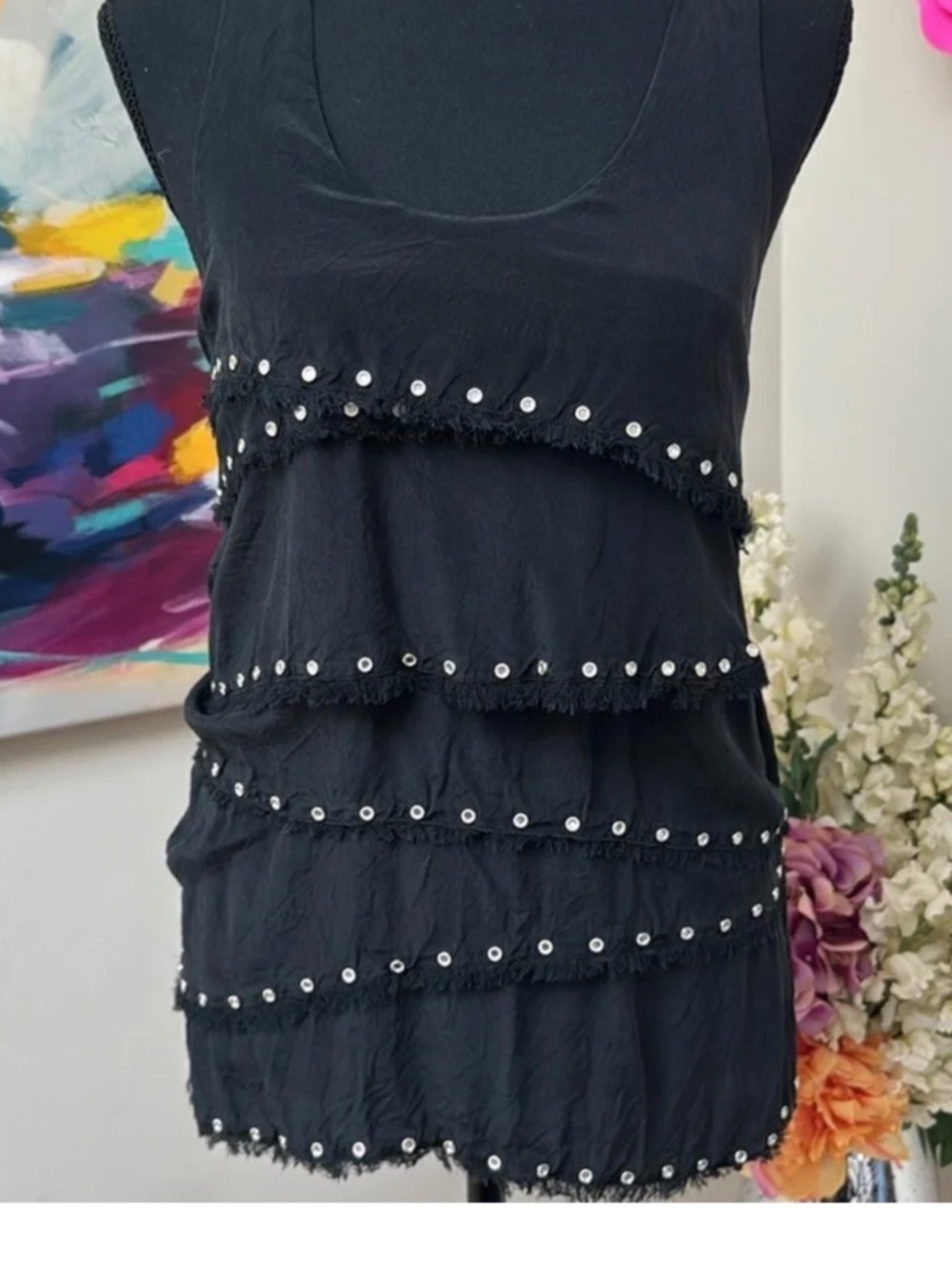 Madison Marcus Black Top with studs